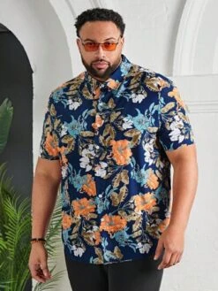 Manfinity RSRT Men Floral Print Shirt -Man Plus Fashion 168006211965025d731bd6f42ba077ca9d0dec334e thumbnail 405x552