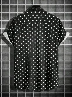 Manfinity Basics Men Polka Dot Print Shirt Without Tee