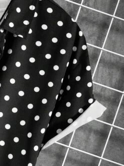 Manfinity Basics Men Polka Dot Print Shirt Without Tee -Man Plus Fashion 16807697795509367cfe7ba0d9f6377e8a44fd5767 thumbnail 405x552
