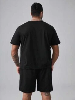 Manfinity Homme Men Color Block Patched Detail Tee