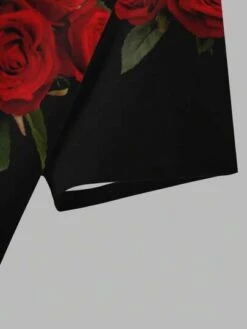 Manfinity LEGND Men Floral & Letter Graphic Tee -Man Plus Fashion 1680854127502e0eca5f88d84b054b6613a3f266b6 thumbnail 405x552