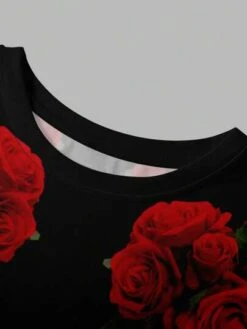 Manfinity LEGND Men Floral & Letter Graphic Tee -Man Plus Fashion 168085412945acdfeae6a173d63fec989ce7d507b0 thumbnail 405x552