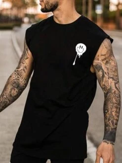 Manfinity EMRG Men Cartoon & Letter Graphic Tank Top