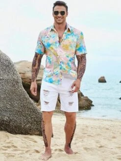 Men Allover Print Shirt -Man Plus Fashion 1681284462f4be5cbf447fdab68db77165de154be7 thumbnail 405x552