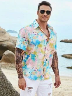 Men Allover Print Shirt -Man Plus Fashion 1681284469b5677f449098d870c6221ff8e8d4a9bd thumbnail 405x552