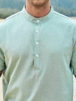 Manfinity Homme Men Half Button Solid Shirt -Man Plus Fashion 1681288016ddca43d232a1867300ca3a334f6034d8 thumbnail 405x552