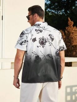 Men Floral Print Shirt