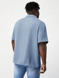 Manfinity Homme Men Solid Button Front Shirt