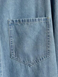 Manfinity Hypemode Men Cotton Dual Pocket Denim Shirt Without Tee -Man Plus Fashion 1682069934e6a981c60697461740c69cfe9fc45c2d thumbnail 405x552