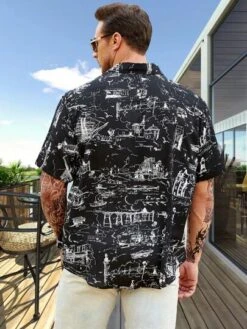 Manfinity LEGND Men Allover Print Shirt
