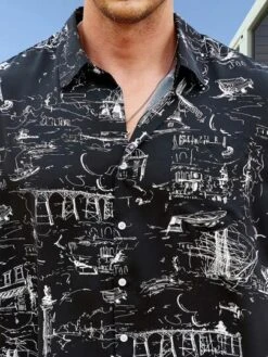 Manfinity LEGND Men Allover Print Shirt -Man Plus Fashion 16822425734ebe67995df1ed28e9b81d7442ad9af7 thumbnail 405x552