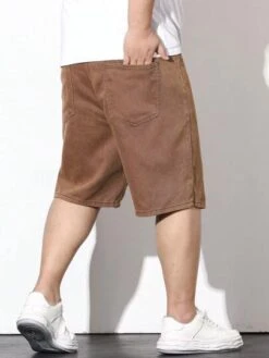 Manfinity Hypemode Men Cotton Slant Pocket Denim Shorts