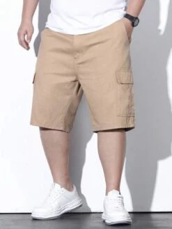 Manfinity Homme Men Cotton Flap Pocket Side Bermuda Denim Shorts -Man Plus Fashion 16823342237cdf349f6d304e25c3f2cbdd95fb20af thumbnail 405x552