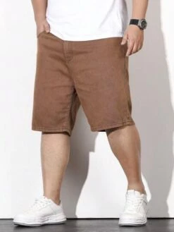 Manfinity Hypemode Men Cotton Slant Pocket Denim Shorts -Man Plus Fashion 1682334263771653acd68000b6e8d90132c1ca6779 thumbnail 405x552