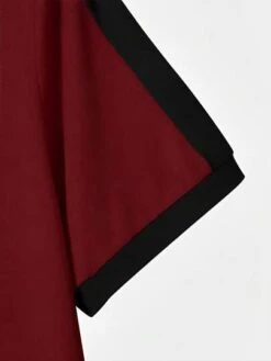 Manfinity Homme Men Slogan Graphic Contrast Trim Tee -Man Plus Fashion 168259607212e43b9fe039a0046af7f22c47444c5b thumbnail 405x552