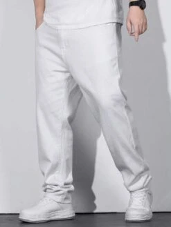 Men Cotton Slant Pocket Straight Leg Jeans -Man Plus Fashion 16832637468357b897ac853c543b3740ff314724bd thumbnail 405x552