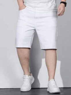 Manfinity Homme Men Cotton Slant Pocket Bermuda Denim Shorts -Man Plus Fashion 1683290408aa8f0bb5f29eed50640e7363c846f0c2 thumbnail 405x552