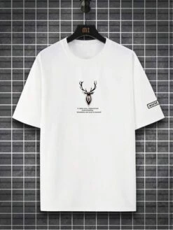 Manfinity Hypemode Men Slogan Graphic Tee -Man Plus Fashion 1683541743b7b76787b2616d8474ec752cb23e78f3 thumbnail 405x552