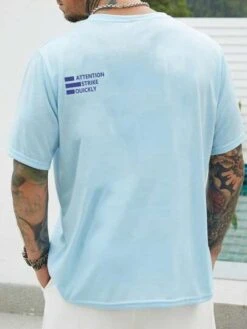 Manfinity Homme Men Letter Graphic Tee