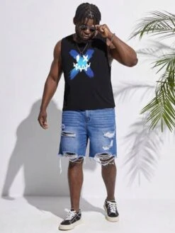 Manfinity LEGND Men Cotton Cartoon Graphic Tank Top -Man Plus Fashion 1684121312c01c9e2ed1aa949c60564753f889a7fb thumbnail 405x552