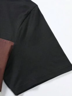 Manfinity Homme Men Letter Graphic Colorblock Tee -Man Plus Fashion 1684206037e7e7c5fa3e0d413f0a22436d88b3bd82 thumbnail 405x552