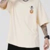 Manfinity EMRG Men Slogan & Astronaut Print Drop Shoulder Tee