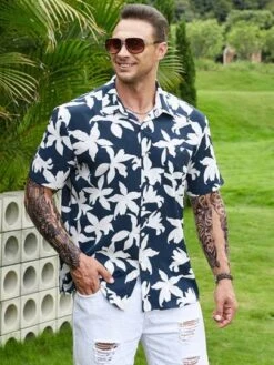 Manfinity RSRT Men Floral Print Shirt -Man Plus Fashion 1684288499f13f045897545e7355b3f30684f7da22 thumbnail 405x552