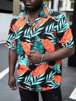 Manfinity RSRT Men Tropical Print Shirt -Man Plus Fashion 1684810505acc239d1da4ed7fa3e0c928690ab1e89 thumbnail 405x552