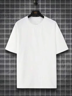 Manfinity Chillmode Men Car & Palm Tree Print Drop Shoulder Tee