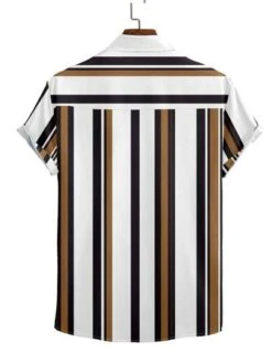 Manfinity Homme Men Plus Striped Print Shirt Without Tee -Man Plus Fashion 16850697431668969eed68b86f991409e3f60d65e2 thumbnail 405x552