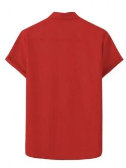 Manfinity Homme Men Solid Button Up Shirt