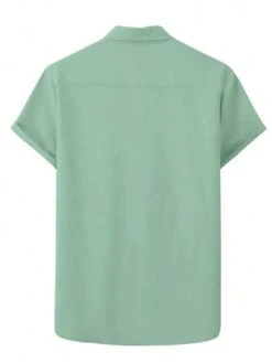 Manfinity Homme Men Solid Button Up Shirt