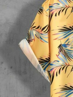 Manfinity Chillmode Men Tropical Print Shirt Without Tee -Man Plus Fashion 168559206010646843b4660e474047a56ce001617c thumbnail 405x552