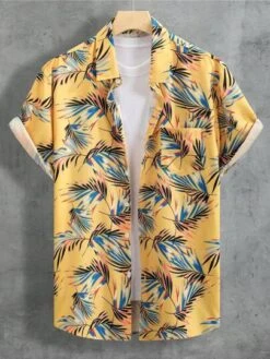 Manfinity Chillmode Men Tropical Print Shirt Without Tee -Man Plus Fashion 168559206580a35779b2d21348da2948a76f39ed32 thumbnail 405x552