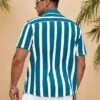 Manfinity Homme Men Striped Print Shirt Without Tee
