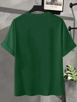 Manfinity EMRG Men Letter Graphic Drop Shoulder Tee