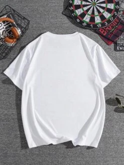 Men Plus Slogan Graphic Tee