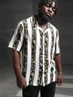 SHEIN Manfinity LEGND Men Plus Baroque Print Shirt -Man Plus Fashion 168852423913725c3085ed6a8faa080c703e6af097 thumbnail 405x552