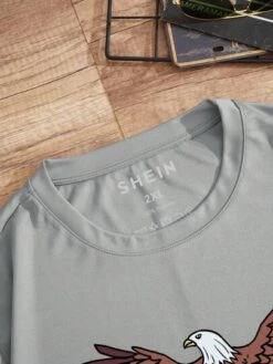 Men Plus Eagle & Slogan Graphic Tee -Man Plus Fashion 16885439752f5effba87601d206064e393aad1806d thumbnail 405x552