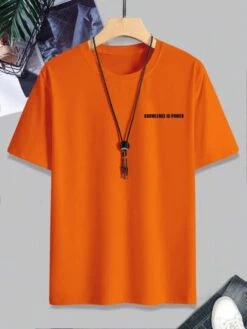 Manfinity EMRG Men Plus Slogan Graphic Tee