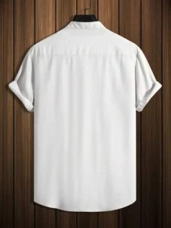 Manfinity RSRT Men Plus Geo Print Button Up Shirt