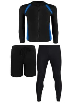 Men Plus Size Surfing Diving Swimsuit With Sun Protection, Long Sleeve Tee And Shorts And Long Pants -Man Plus Fashion 168978281466fd4fa6f0129ff05cfe92fe7135d3e7 thumbnail 405x552