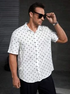 SHEIN Manfinity Homme Men Plus Allover Print Shirt -Man Plus Fashion 1689925135b994e4060350926318711aeea76bcf9f thumbnail 405x552