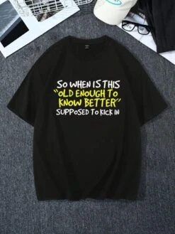 Men Plus Slogan Graphic Tee -Man Plus Fashion 16902542073a0a2e5448032540d4da0fd10f23c760 thumbnail 405x552