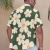 Men Plus Floral Print Shirt