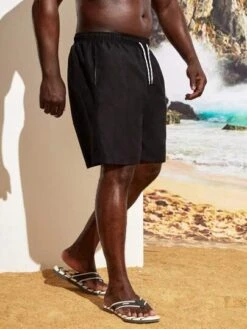 Men Plus Drawstring Waist Swim Trunks -Man Plus Fashion 1690337477c5dd3664016a7f3791483a1a27478c59 thumbnail 405x552