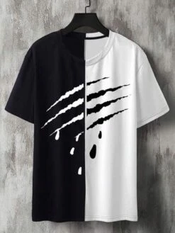 Manfinity LEGND Men Plus Two Tone Graphic Print Tee -Man Plus Fashion 16903694916d13dd6e62bb19dd4442c67576548e50 thumbnail 405x552