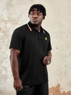 SHEIN Extended Sizes Men Plus Skull Print Contrast Trim Polo Shirt -Man Plus Fashion 16916321117a706ea3a33a61ecd4280ff4c824545f thumbnail 405x552