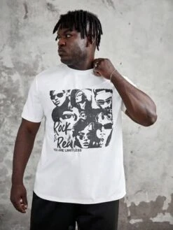 SHEIN Manfinity EMRG Men Plus Figure & Slogan Graphic Tee -Man Plus Fashion 1691662253447a39c7cc9441383b2af4a272c5b7da thumbnail 405x552