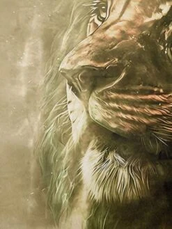 Manfinity LEGND Men Plus 3D Lion Print Tee -Man Plus Fashion 16918250076819b397e3088f72fe58e1d154fe0277 thumbnail 405x552